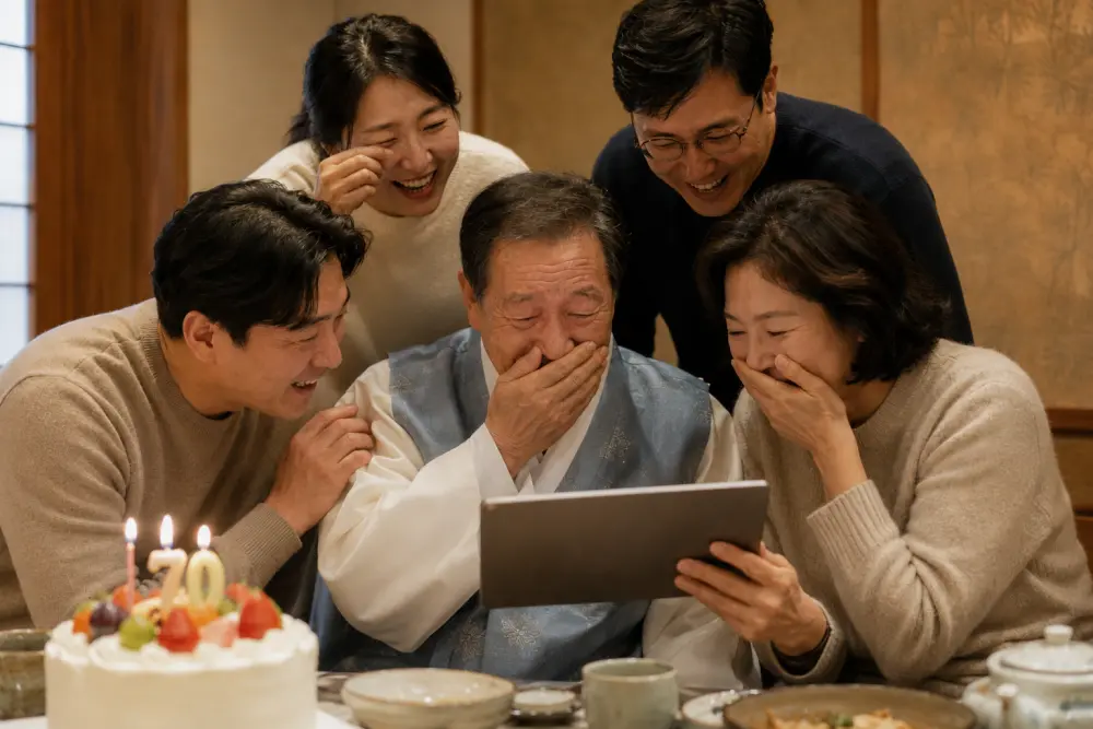 古希・傘寿のお祝いに