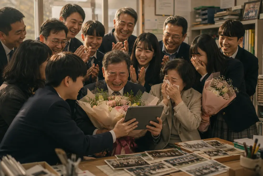 은사님·직장 선배의 정년퇴임에