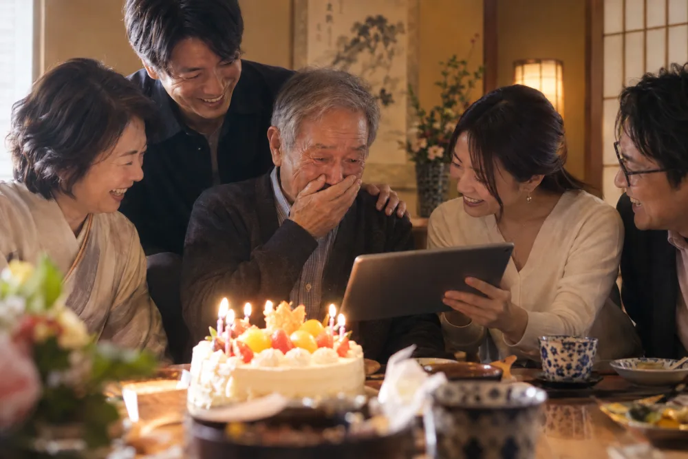 古希や傘寿のお祝いに